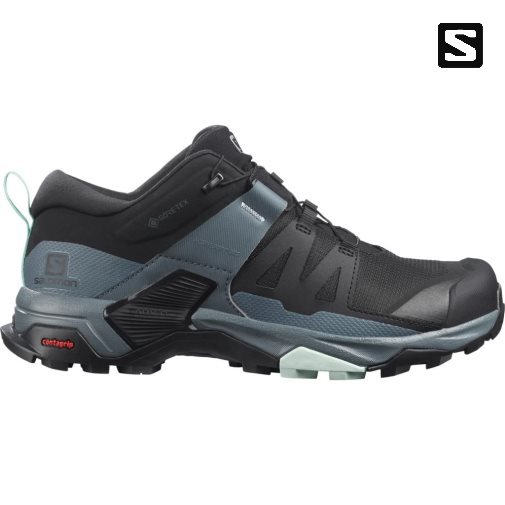 Black Salomon X Ultra 4 GTX Women's Hiking Shoes | IE IJ0543